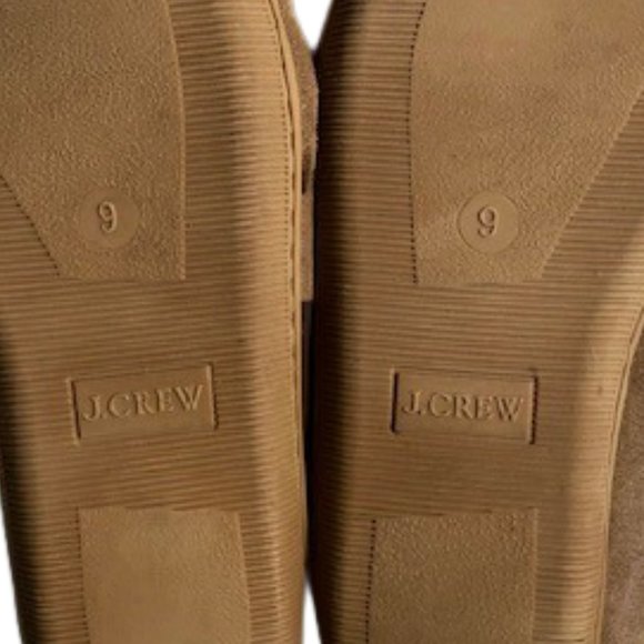 J. Crew Suede Faux-Shearling Moccasin Slippers - 9 - Picture 9 of 9